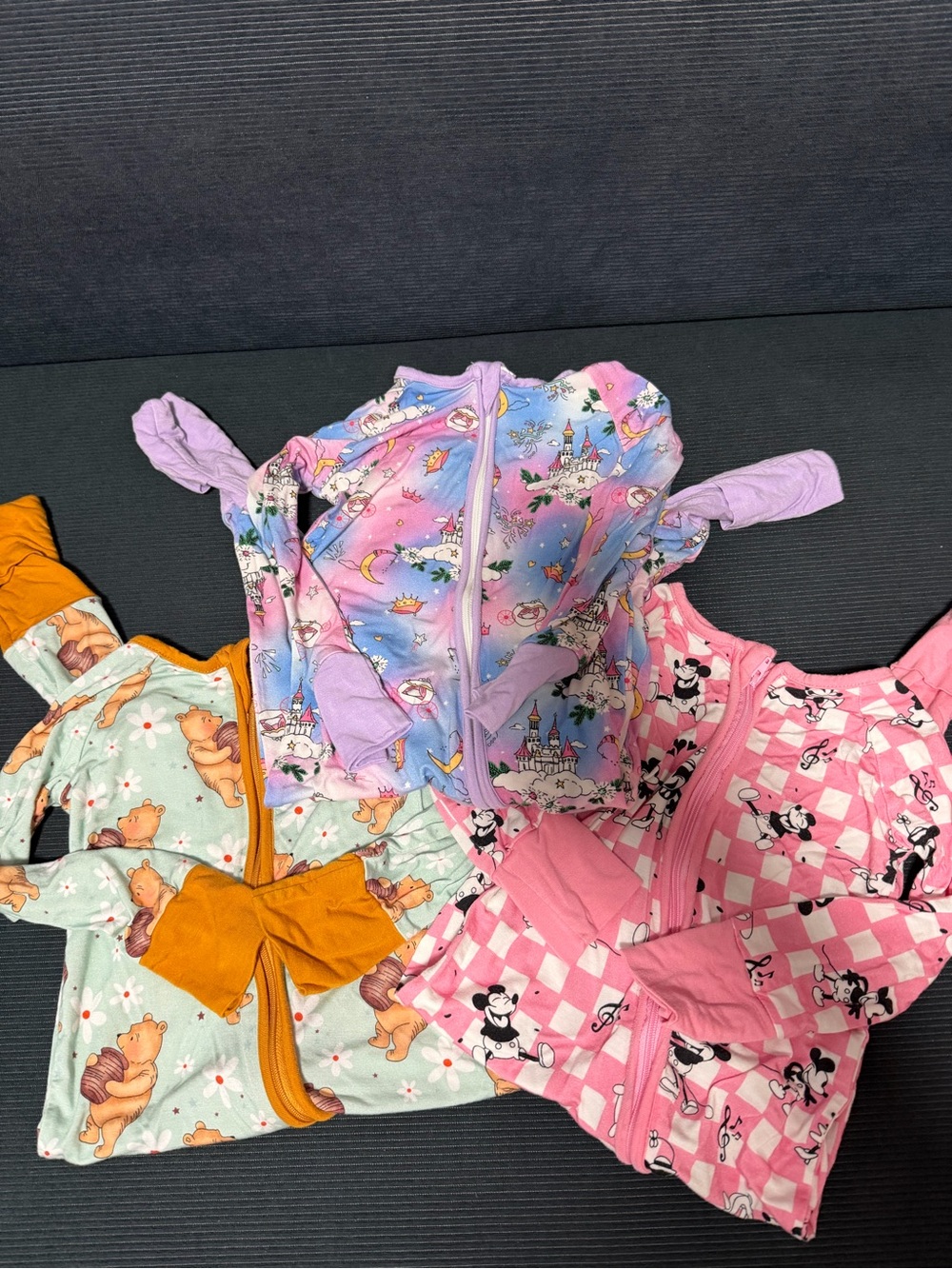2T and 24 Months Disney World Trip Toddler Bamboo Pajama Lot